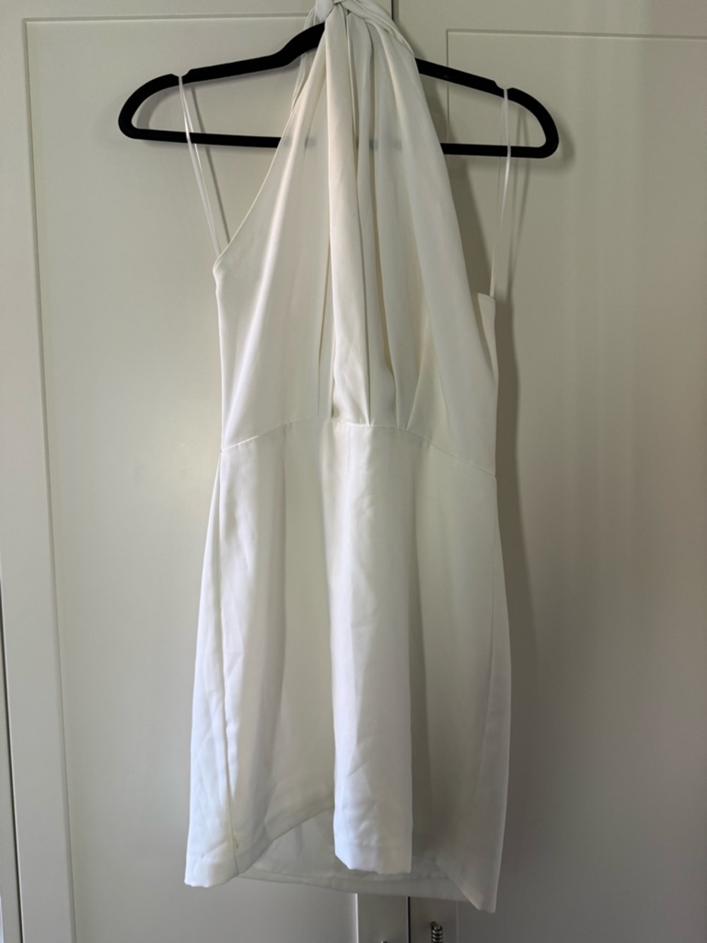 Amanda Uprichard One-Shoulder White Cocktail Dress
